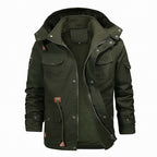 Herren robuste Utility-Jacke mit warmem Innenfutter