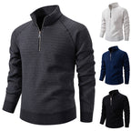 Herren Pulli mit modernem Reißverschluss und Raglanärmeln R&B