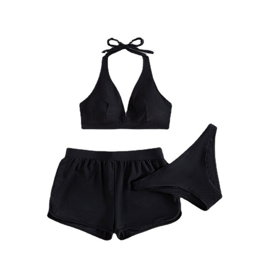 Damen moderner Bikini-Set mit verstellbaren Trägern und sportlichem Schnitt R&B