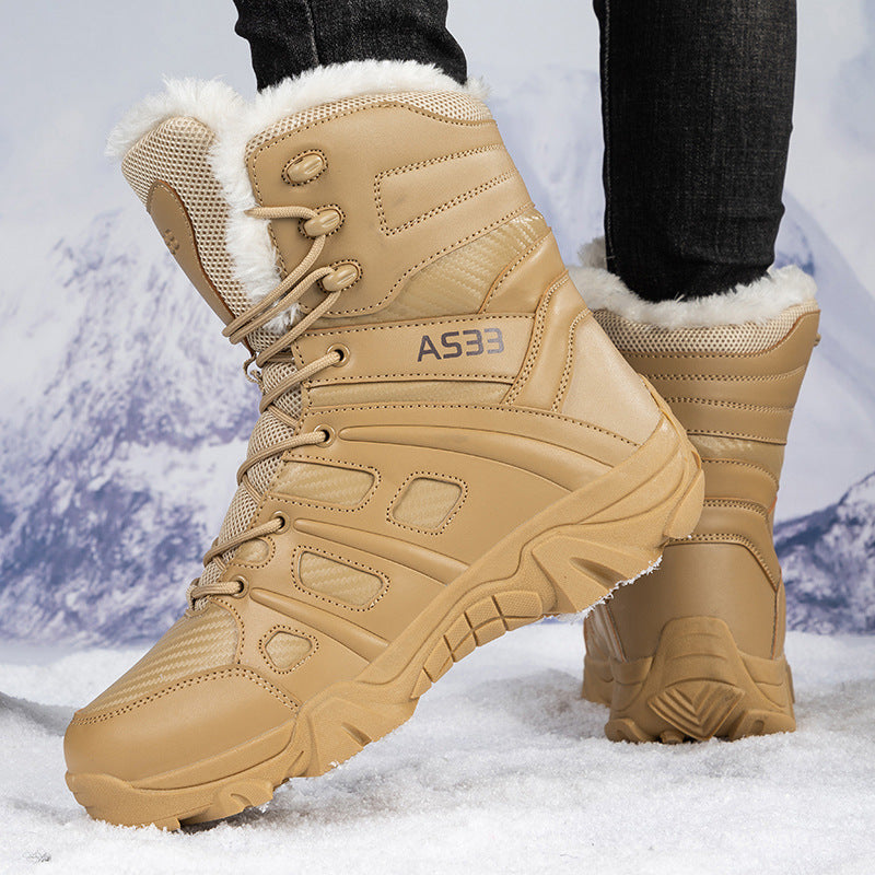 Herren Hohe Winter-Boots mit isolierender Fütterung und rutschfester Sohle R&B