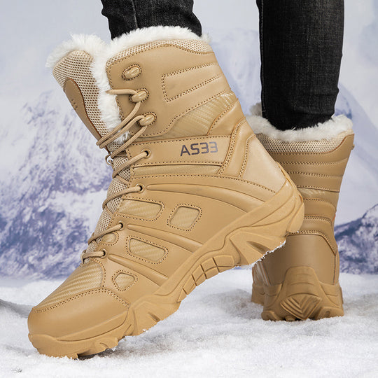 Herren Hohe Winter-Boots mit isolierender Fütterung und rutschfester Sohle R&B