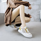 Damen sportive Sneakers mit modischem Design und dämpfender Sohle R&B