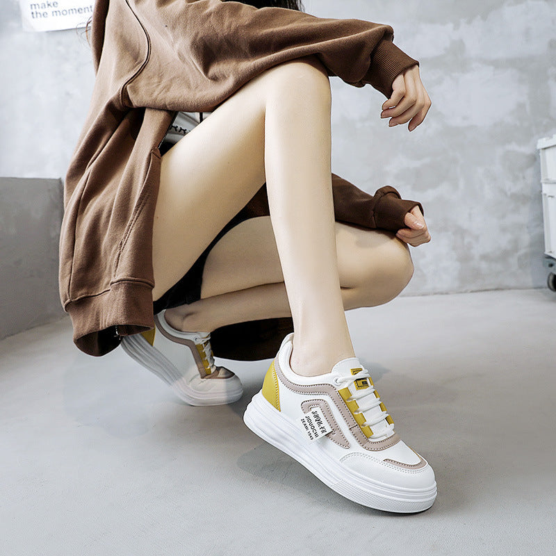 Damen sportive Sneakers mit modischem Design und dämpfender Sohle R&B