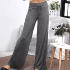 Damen Weite Freizeithose mit Kordelzug und lockerer Passform R&B