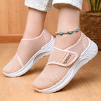 Damen Atmungsaktive Slip-On Sneakers mit elastischem Riemendesign R&B