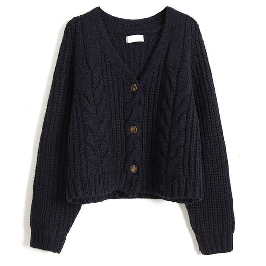 Damen Kuscheliger Strickcardigan mit dekorativem Zopfmuster R&B