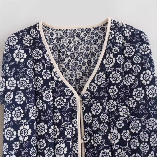 Damen gesteppte Jacke im floralem Design mit praktischen Taschen R&B