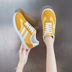 Damen Sneakers im sportlichen Retro-Look mit bequemer dämpfender Sohle R&B