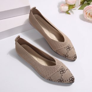 Damen Stilvolle und komfortable Ballerinas mit großem Schleifendetail R&B