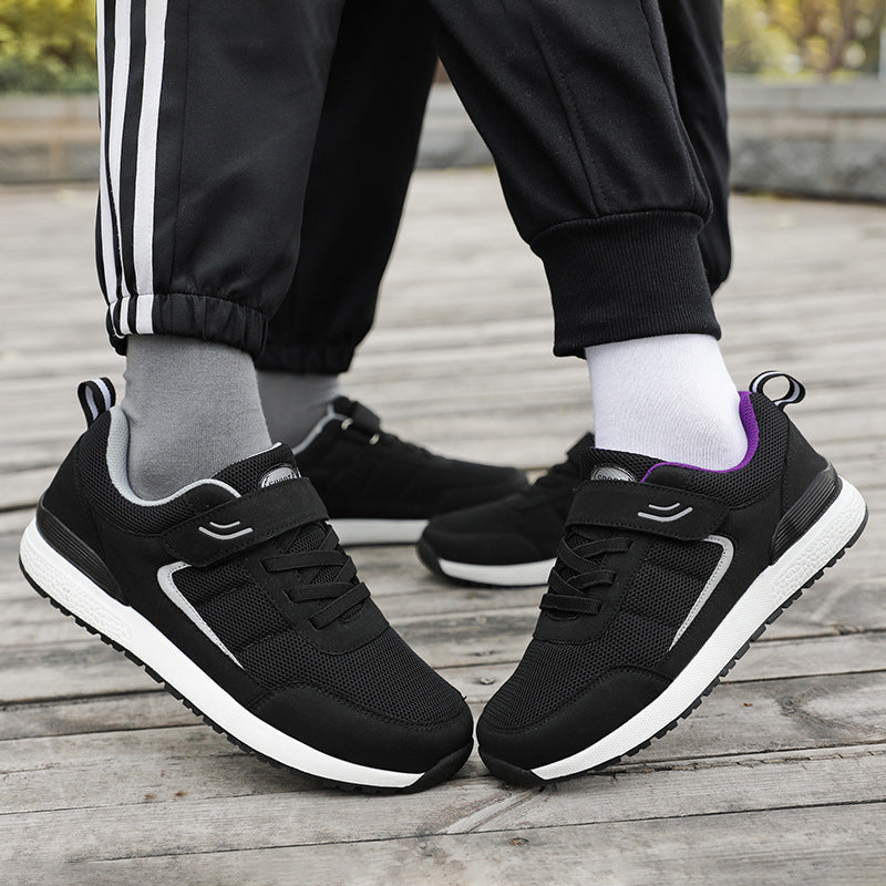 Damen Sportliche Sneaker mit verstellbarem Klettverschluss und atmungsaktiver Netzoberfläche R&B