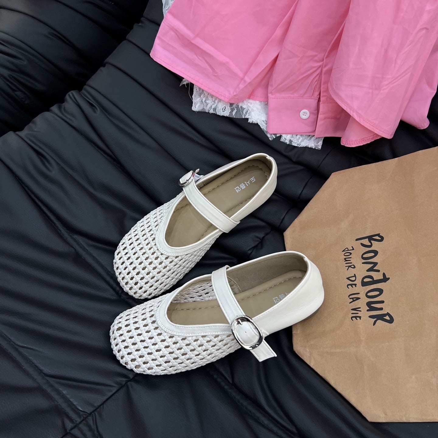 Damen Riemchenpumps mit luftigem Netzdesign und elegantem Riemen R&B