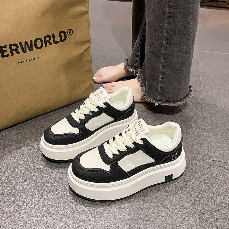 Damen Plateau-Sneaker mit ergonomischer Sohle und atmungsaktivem Obermaterial R&B