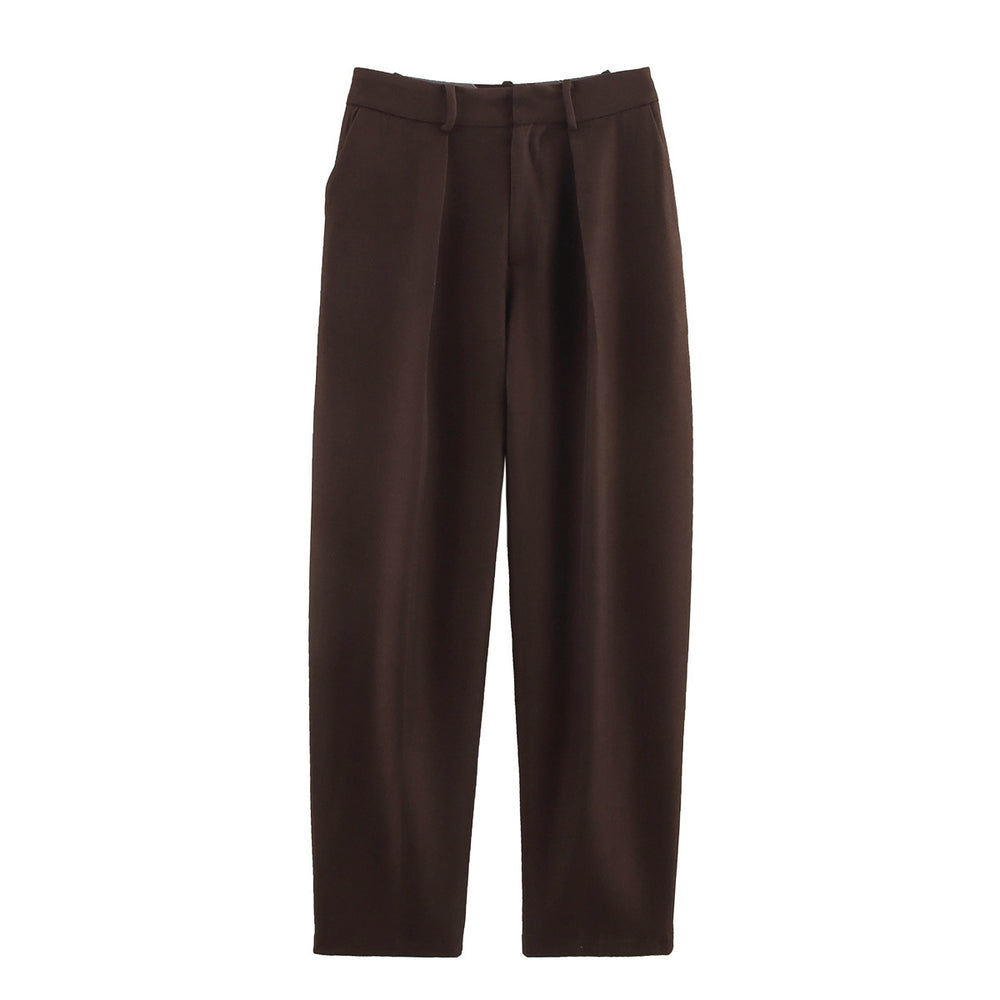Damen Hochwertige und bequeme Anzughose mit eleganter Faltenlegung R&B