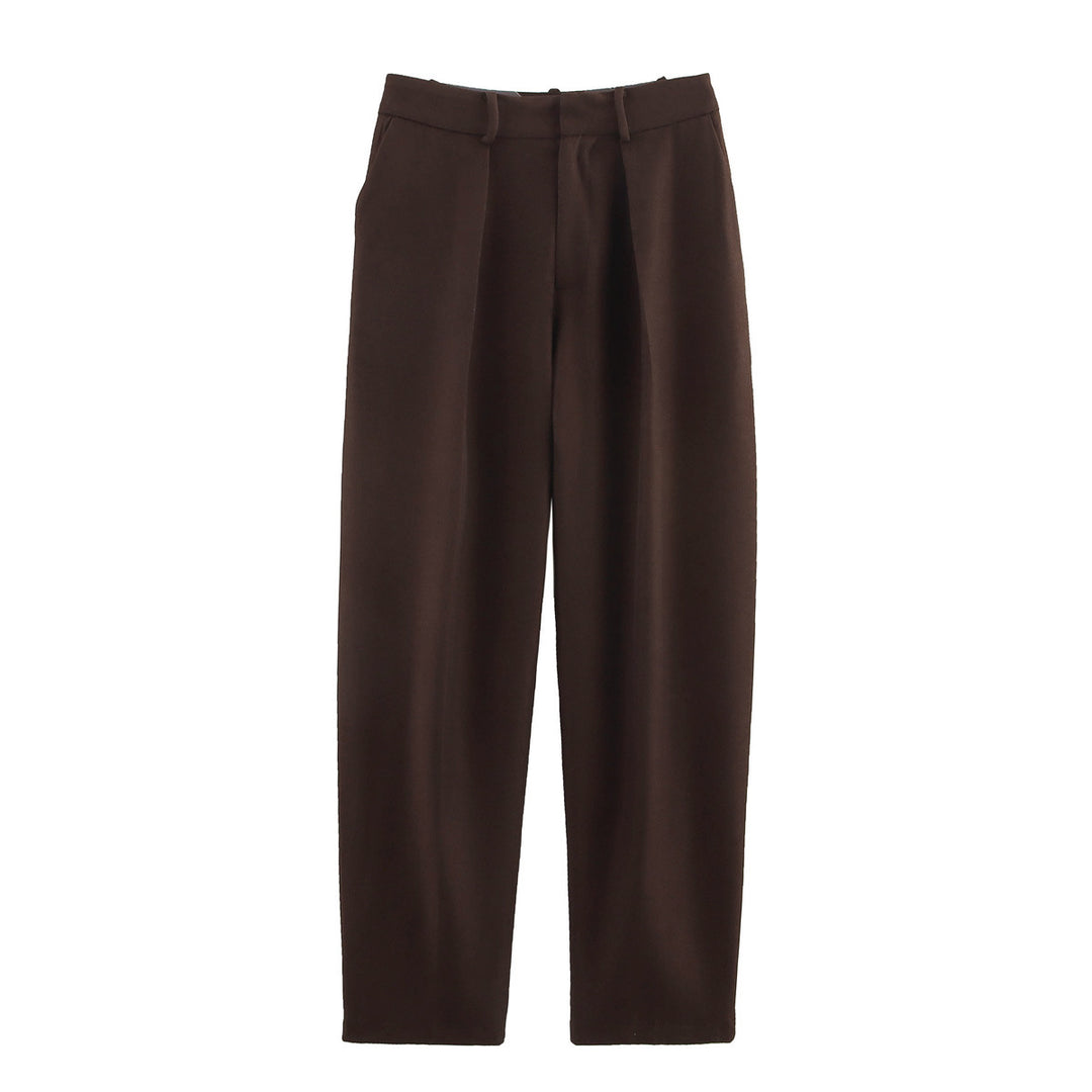 Damen Hochwertige und bequeme Anzughose mit eleganter Faltenlegung R&B