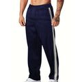 Herren Sportliche Freizeithose mit seitlichen Streifen R&B