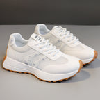 Damen sportliche Sneaker mit atmungsaktiver Mesh-Oberfläche und stoßdämpfendem Sohlenprofil R&B