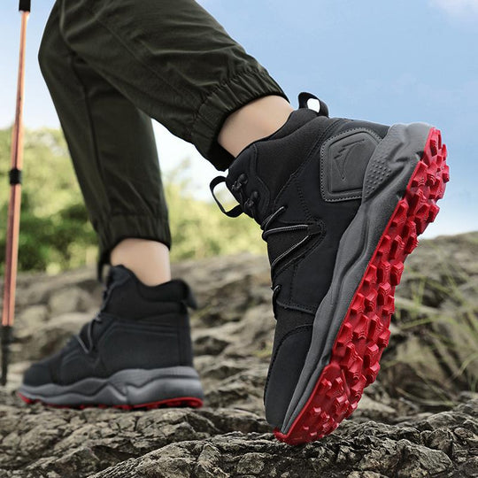 Damen Sportliche Wander-Sneaker mit rutschfester Sohle und isolierendem Innenfutter R&B