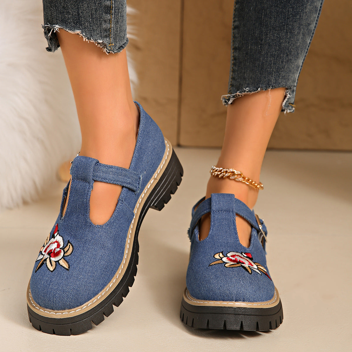 Damen Elegante Slipper mit dekorativer Knotendetail und rutschfester Sohle R&B