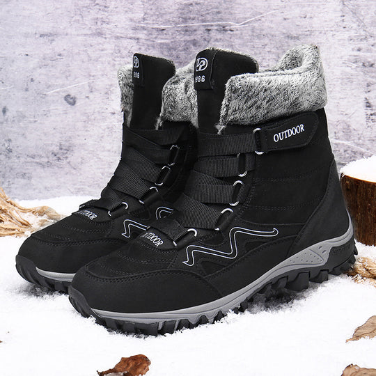 Damen Wasserdichte Winterstiefel mit Fleece-Innenfutter R&B