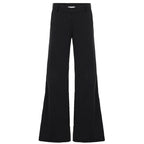 Damen elegante Schlaghose mit vertikalen Streifen R&B