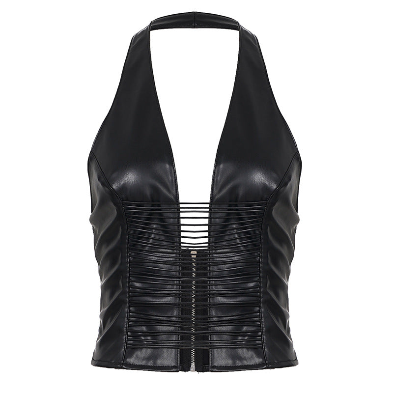Damen Glamouröses Crop Top R&B