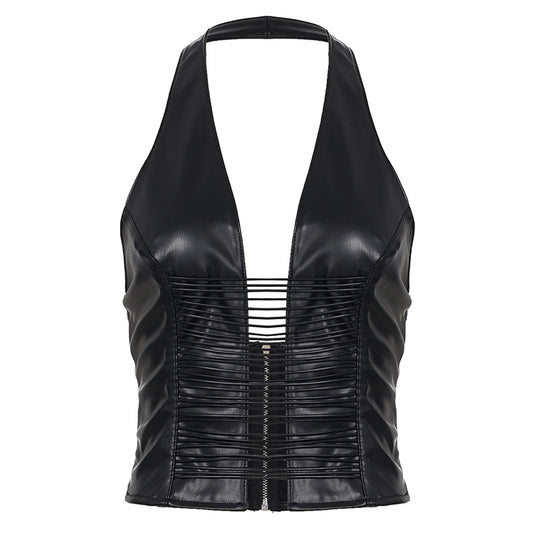 Damen Glamouröses Crop Top R&B