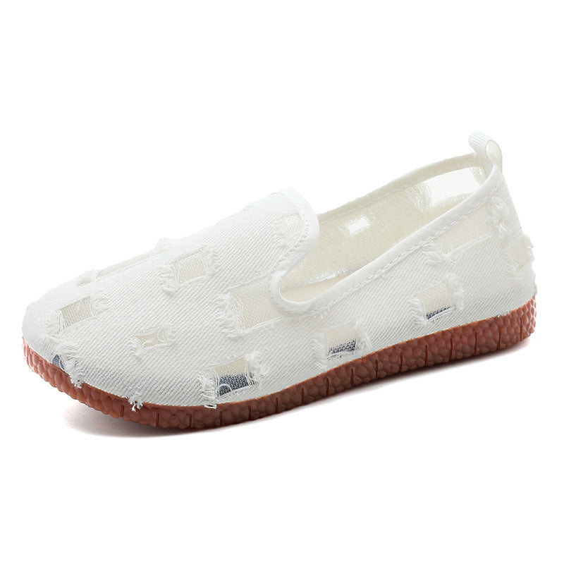 Damen Slip-On Hausschuhe mit atmungsaktiver Obermaterialstruktur und flexibler Sohle R&B