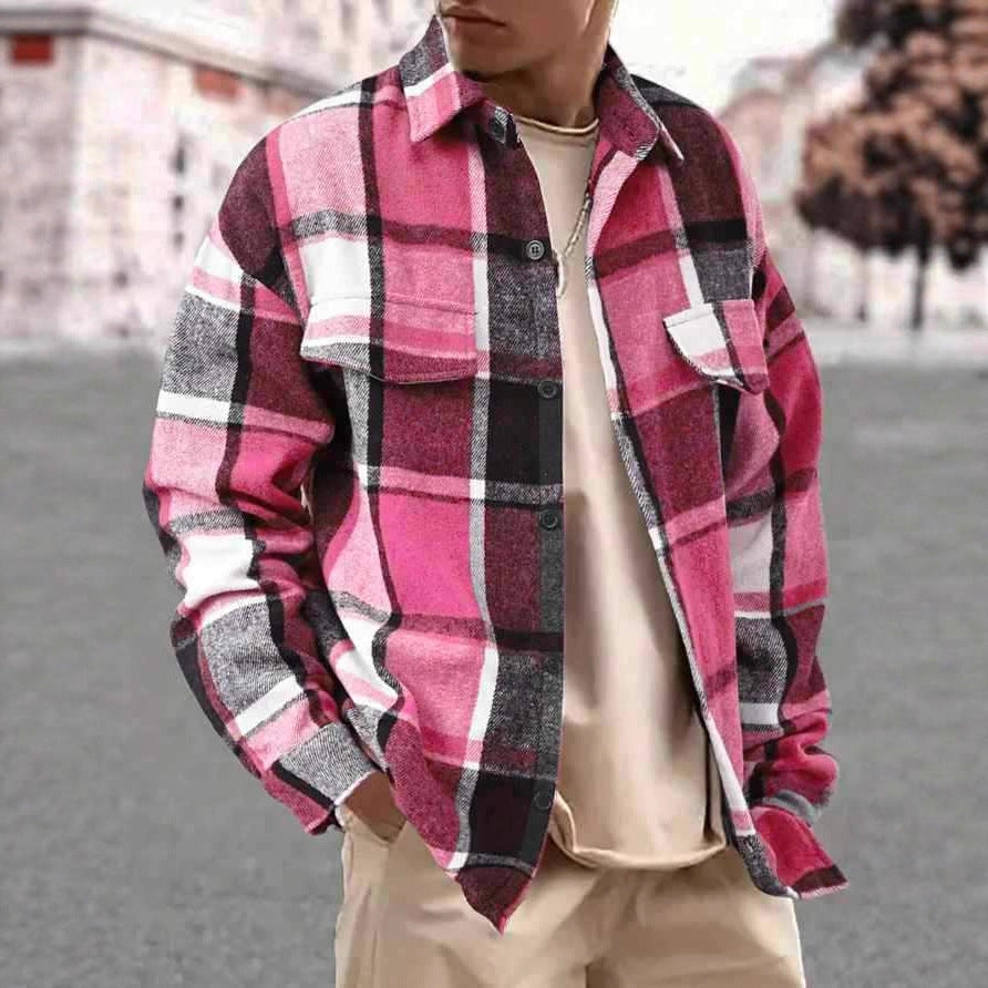Herren Flanellhemd R&B