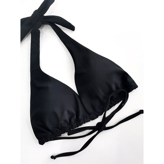 Damen Triangel-Bikini mit hohem Komfort und verspielten Bindebändern R&B