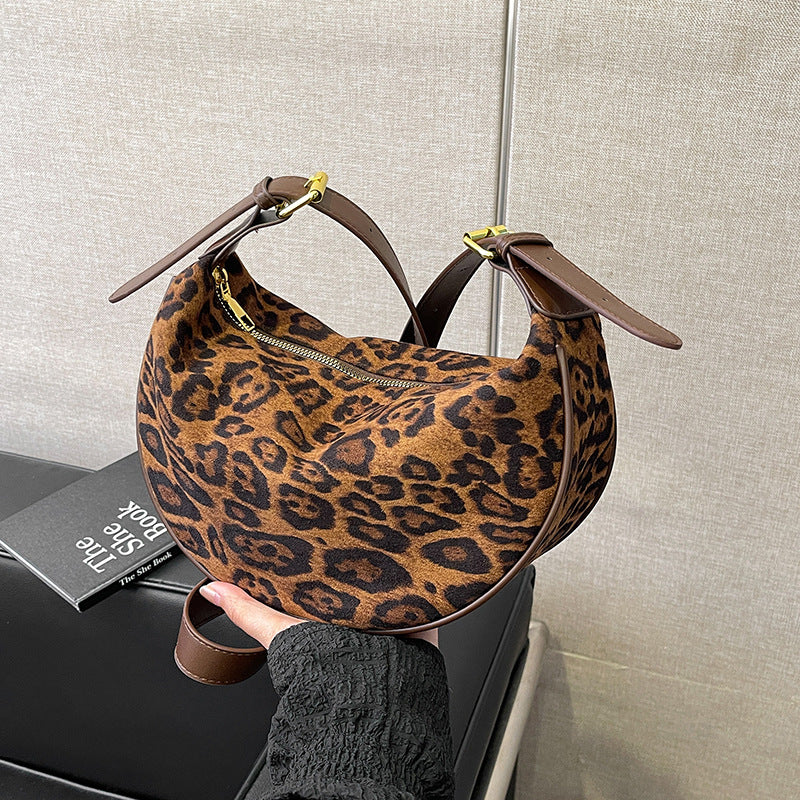 R&B | Vintage Umhängetasche mit Leopardenmuster