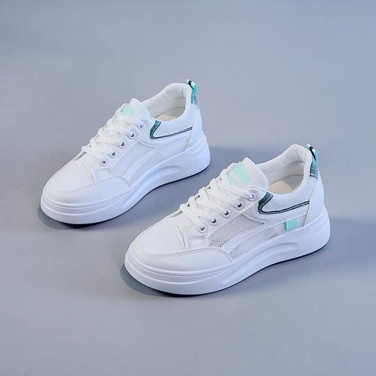 Damen sportliche Sneakers mit atmungsaktiver Mesh-Oberfläche und modischem Design R&B