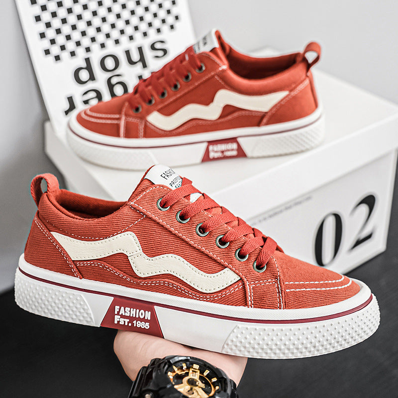 Damen lässige und strapazierfähige Sneakers mit modischen Kontrastelementen