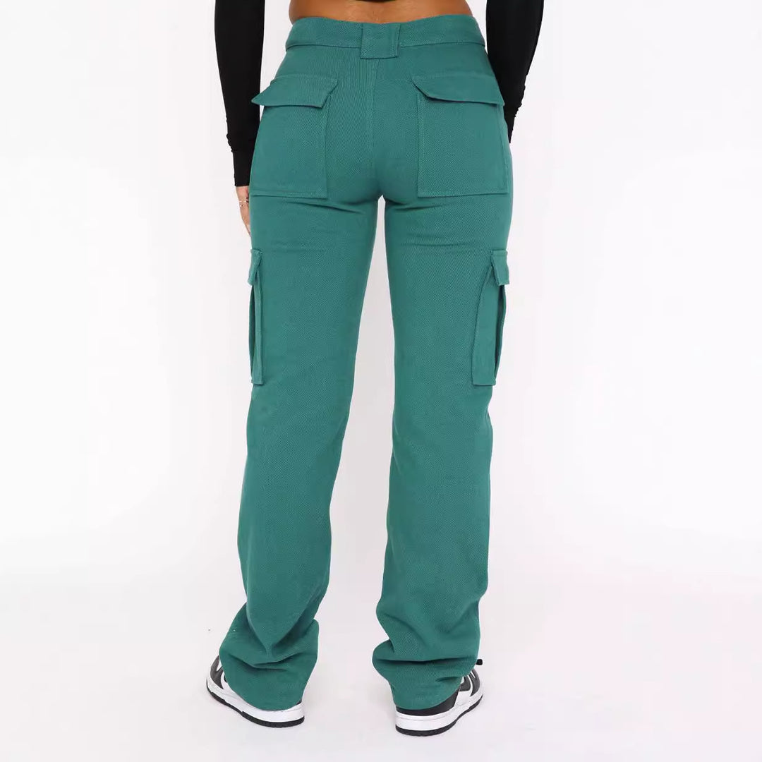 Damen Cargo-Hose im urbanen Stil mit funktionalen Taschen R&B