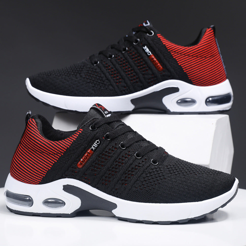 Damen Sportliche Sneakers mit atmungsaktiver Oberflächenstruktur und dämpfender Sohle R&B