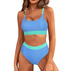 Damen Bikini-Set mit hohem Bund und sportlichem Schnitt R&B