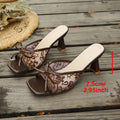 Damen Slip-On Sandalen mit elegantem Riemen und modischem Schleifen-Detail