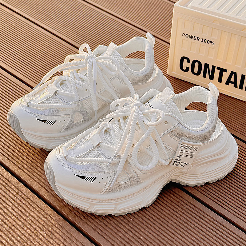 Damen Sportliche Sneakers mit atmungsaktivem Mesh-Obermaterial und rutschfester Sohle R&B