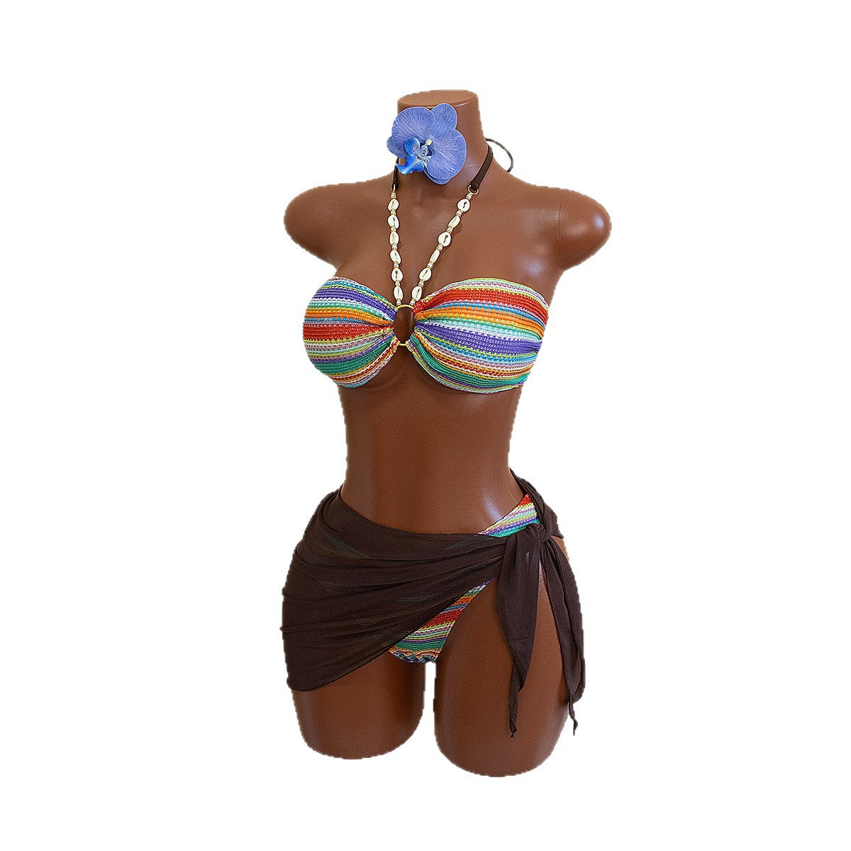 Damen Bandeau-Bikini mit aufregendem Design R&B