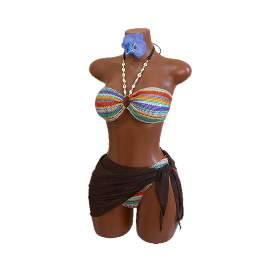 Damen Bandeau-Bikini mit aufregendem Design R&B