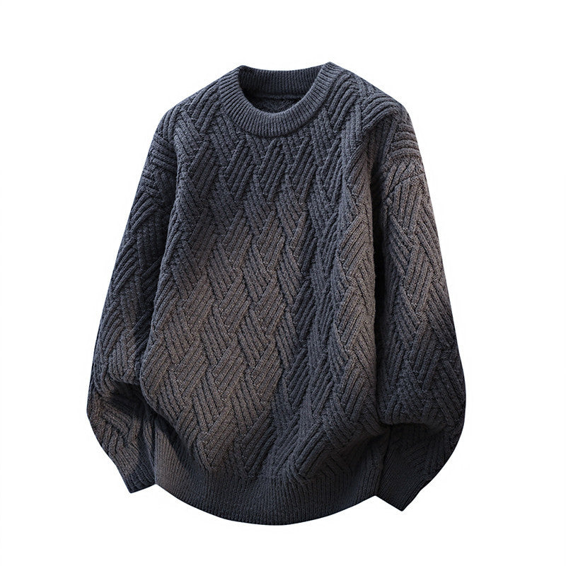 Damen Gemusterter Strickpullover R&B