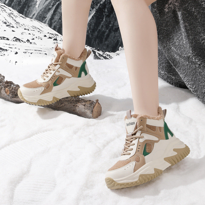 Damen Trendige Winter Sneakers mit weichem Futter R&B