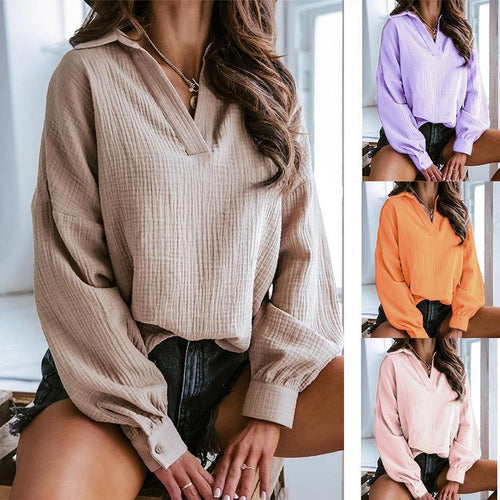 Damen lässige Hemdbluse R&B