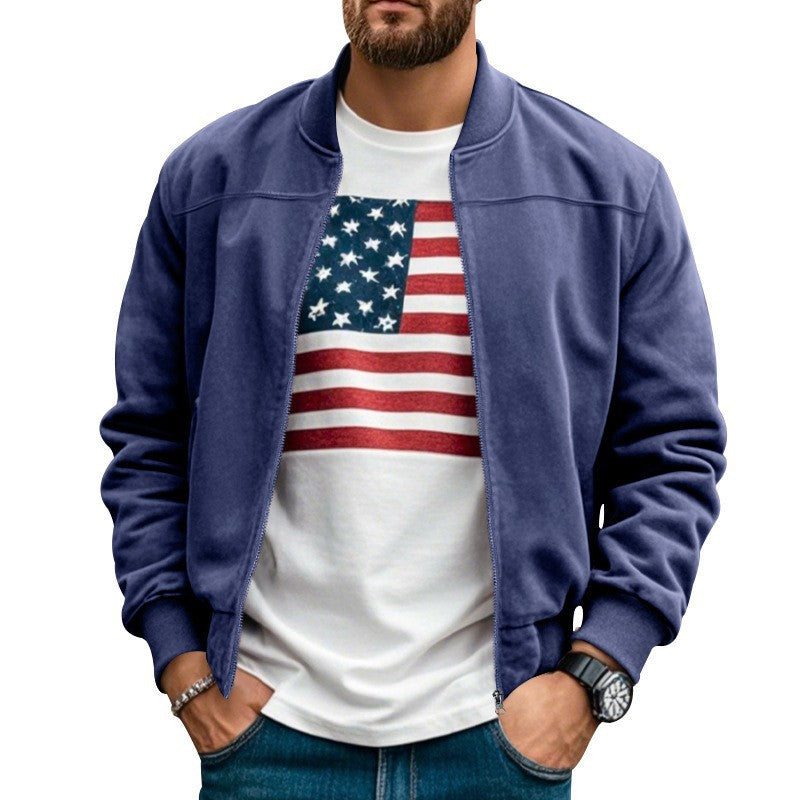 Herren Bomberjacke mit modernem Schnitt und praktischen Taschen R&B
