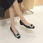 Damen Ballerinas mit funkelndem Strass-Detail R&B