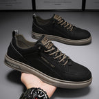 Damen Elegante Sneakers aus weichem Leder mit dämpfender Laufsohle