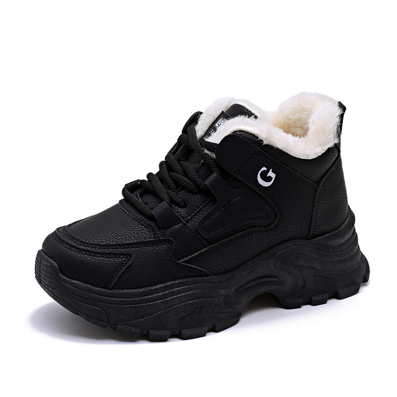 Damen Winterliche Chunky Sneakers mit kuscheligem Innenfutter R&B