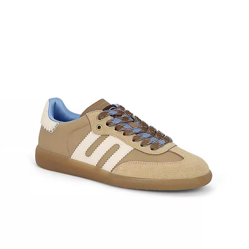 Damen Freizeit Sneakers mit hochwertiger Oberflächenstruktur und modischen Schnürdetails R&B