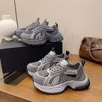 Damen Sportliche Atmungsaktive Sneakers mit gepolsterter Sohle und rutschfester Außensohle R&B