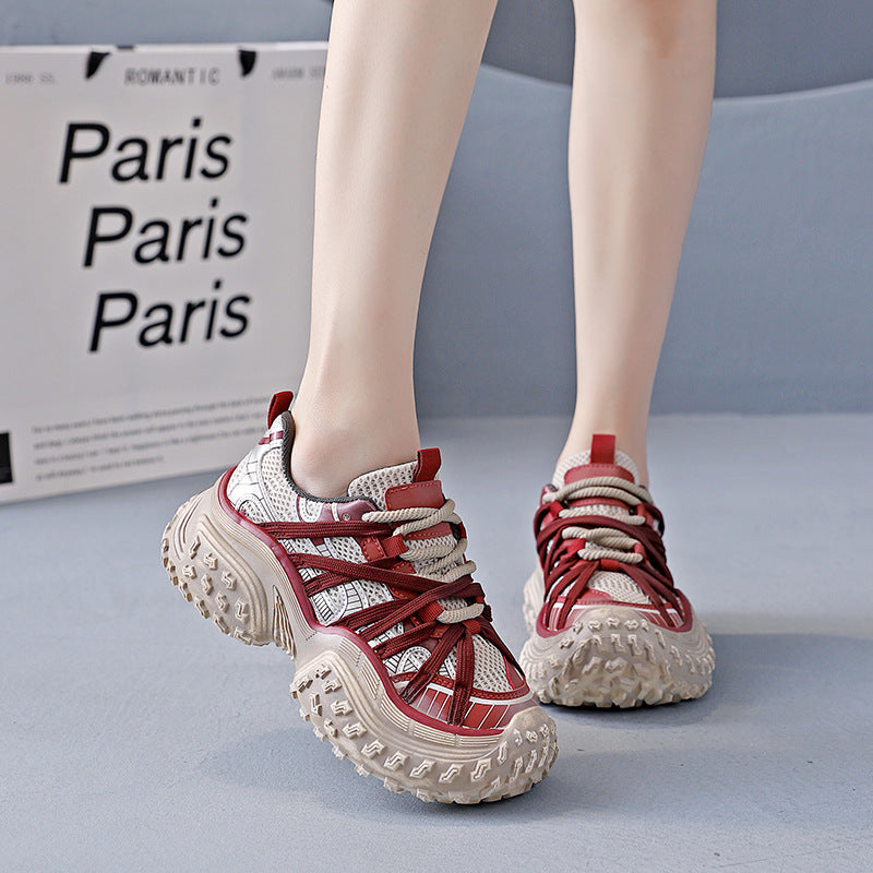 Damen Sportliche Freizeitsneaker mit innovativem Schnürsystem und rutschfester Sohle R&B