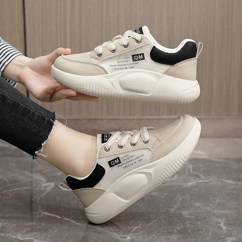 Damen sportliche Sneaker mit atmungsaktivem Obermaterial und bequemer Dämpfung R&B